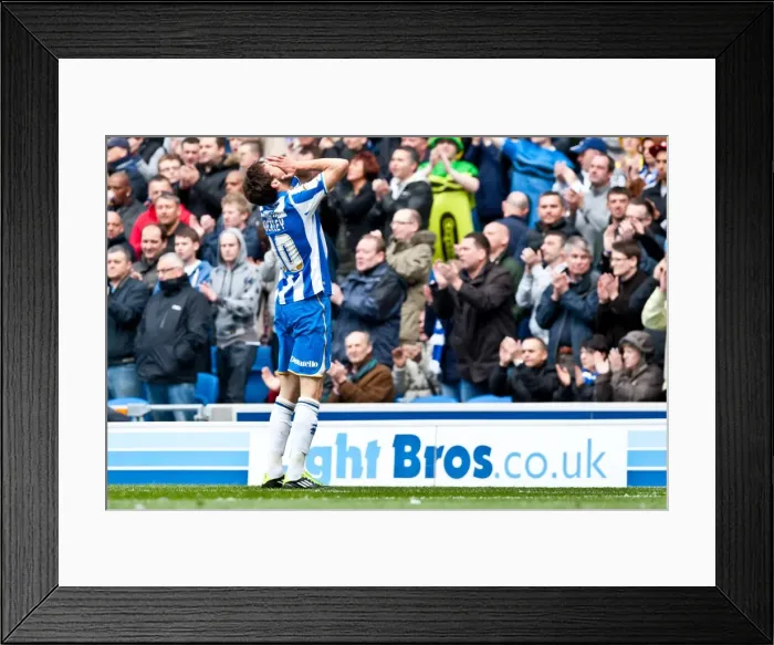 Framed Print : Brighton & Hove Albion's Will Buckley in Action Against Birmingham City - Npower Championship, April 21, 2012 Framed Print : Brighton & Hove Albion's Will Buckley in Action Against Birmingham City - Npower Championship, April 21, 2012