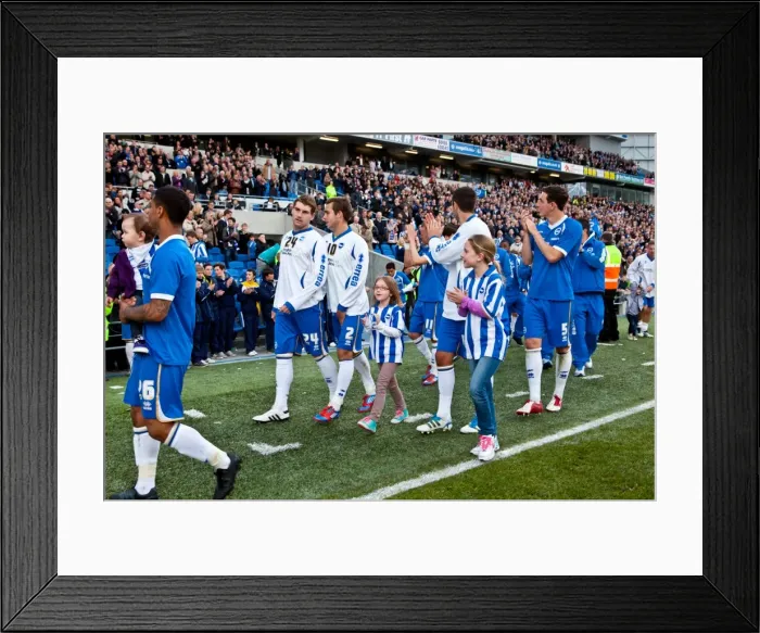 Framed Print : Brighton & Hove Albion vs. Birmingham City (2011-12): A Home Game Review - 21st April 2012 Framed Print : Brighton & Hove Albion vs. Birmingham City (2011-12): A Home Game Review - 21st April 2012
