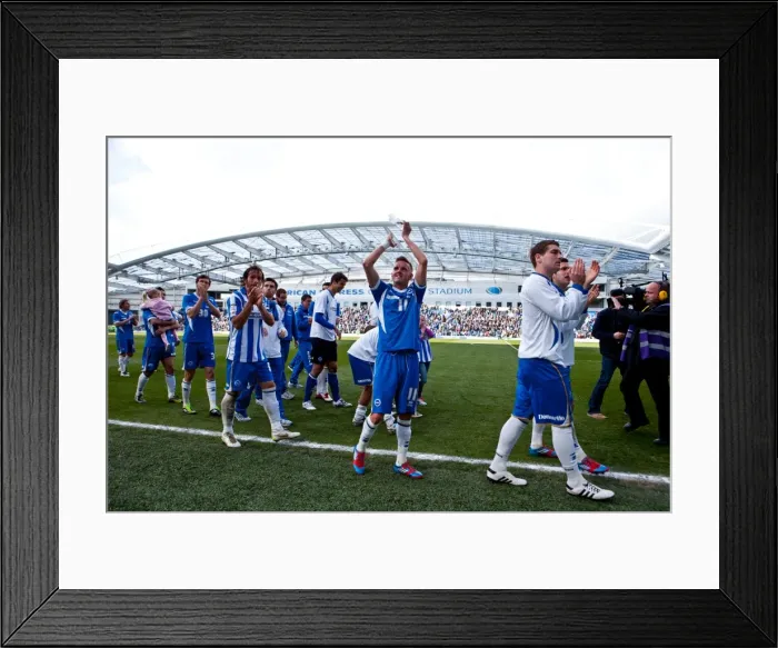Framed Print : Brighton & Hove Albion: Reliving the Excitement of the 2011-12 Season - Home Game vs. Birmingham City (21-04-2012) Framed Print : Brighton & Hove Albion: Reliving the Excitement of the 2011-12 Season - Home Game vs. Birmingham City (21-04-2012)