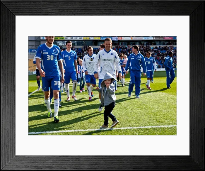 Framed Print : Brighton & Hove Albion vs. Birmingham City (2011-12): A Home Game - 21-04-2012 Framed Print : Brighton & Hove Albion vs. Birmingham City (2011-12): A Home Game - 21-04-2012