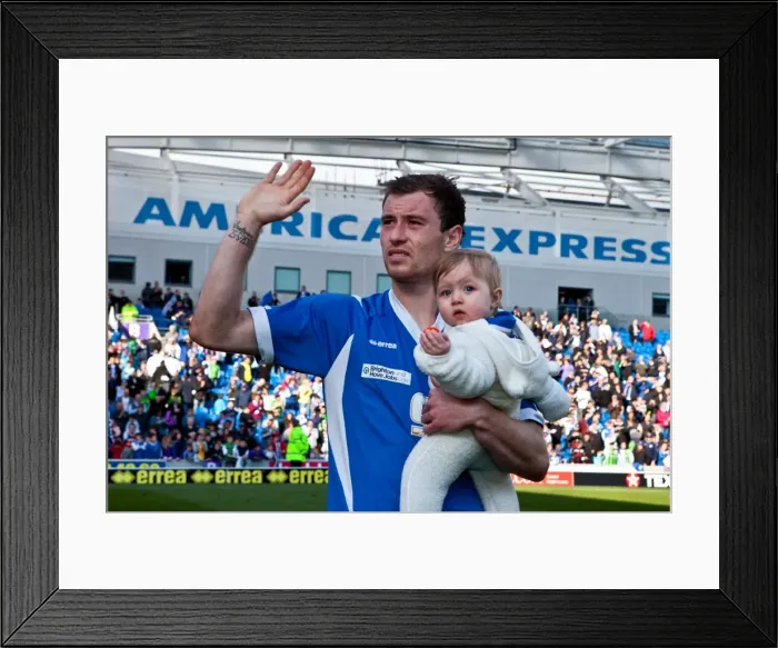 Framed Print : Brighton & Hove Albion: Ashley Barnes Emotional Lap of Honor after Securing Promotion to Championship (Brighton v Birmingham, March 21, 2012) Framed Print : Brighton & Hove Albion: Ashley Barnes Emotional Lap of Honor after Securing Promotion to Championship (Brighton v Birmingham, March 21, 2012)
