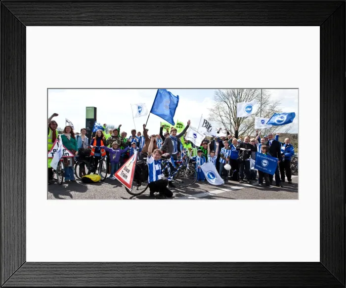 Framed Print : Brighton & Hove Albion vs. Birmingham City: 2011-12 Home Match Framed Print : Brighton & Hove Albion vs. Birmingham City: 2011-12 Home Match