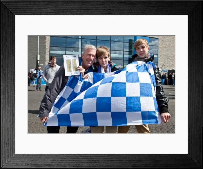 Framed Print : Brighton & Hove Albion vs. Birmingham City: 2011-12 Home Game