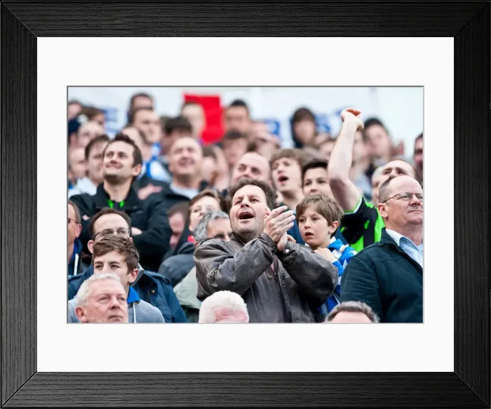 Framed Print : Brighton & Hove Albion vs. Birmingham City: 2011-12 Home Game Highlights (April 21)