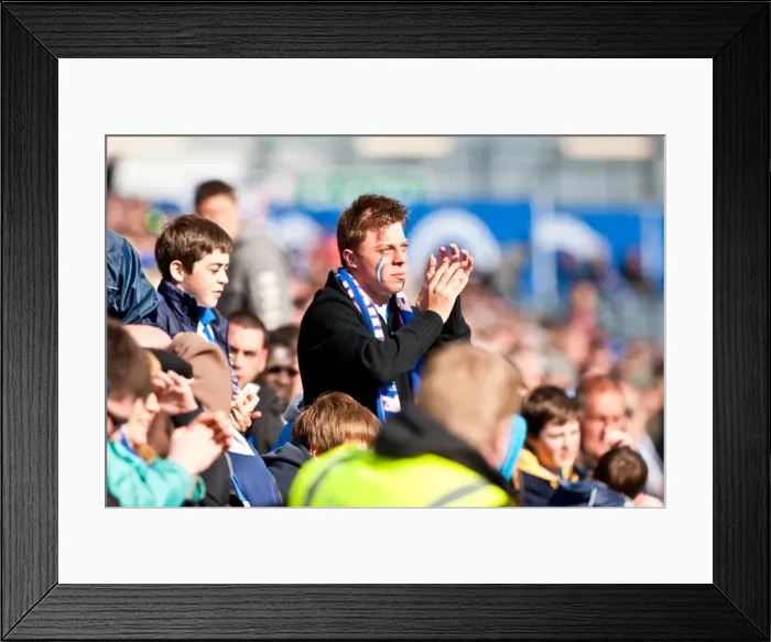 Framed Print : Brighton & Hove Albion vs. Birmingham City (2011-12) - April 21, 2012: Home Game Highlights Framed Print : Brighton & Hove Albion vs. Birmingham City (2011-12) - April 21, 2012: Home Game Highlights