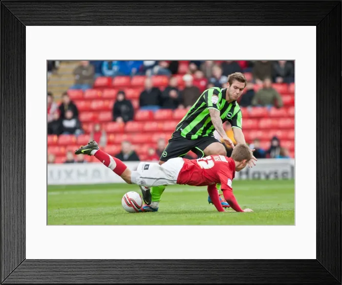 Framed Print : Barnsley vs. Brighton & Hove Albion: Joe Mattock in Action, Npower Championship, April 2012 Framed Print : Barnsley vs. Brighton & Hove Albion: Joe Mattock in Action, Npower Championship, April 2012