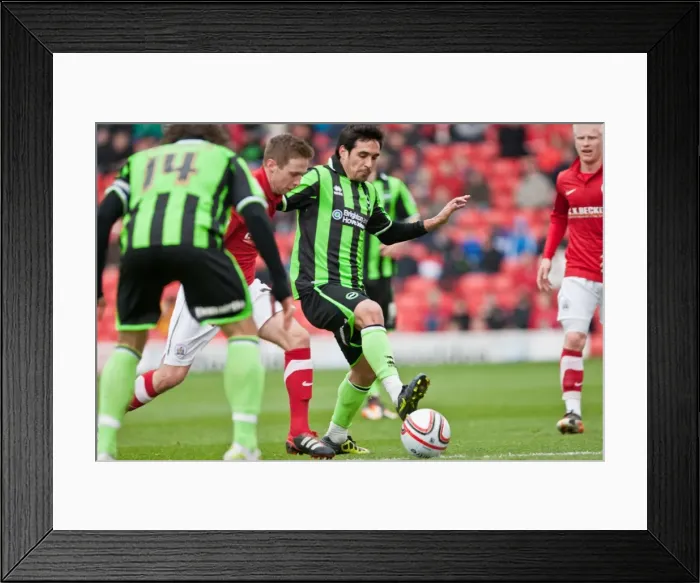 Framed Print : Brighton & Hove Albion Away Game vs Barnsley (2011-12 Season - April 28, 2012) Framed Print : Brighton & Hove Albion Away Game vs Barnsley (2011-12 Season - April 28, 2012)