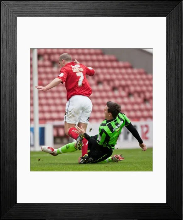 Framed Print : Brighton & Hove Albion's Lewis Dunk Makes a Tackle Against Barnsley, Championship 2012 Framed Print : Brighton & Hove Albion's Lewis Dunk Makes a Tackle Against Barnsley, Championship 2012