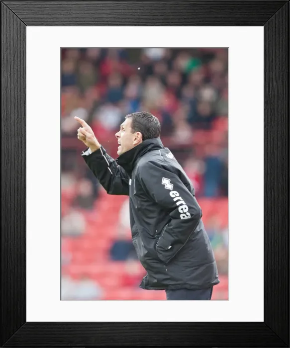 Framed Print : Gus Poyet Leads Brighton & Hove Albion at Barnsley, Npower Championship, 2012 Framed Print : Gus Poyet Leads Brighton & Hove Albion at Barnsley, Npower Championship, 2012
