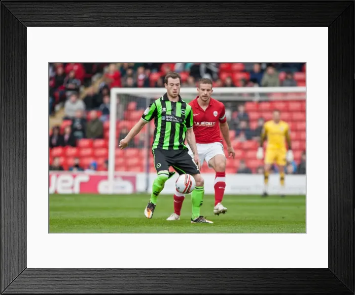 Framed Print : Brighton's Barnes Scores Dramatically in Npower Championship Clash vs Barnsley (April 2012) Framed Print : Brighton's Barnes Scores Dramatically in Npower Championship Clash vs Barnsley (April 2012)