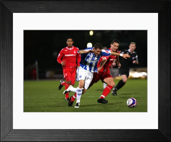 Framed Print : Nicky Forster vs Notts Forest 07-08 Framed Print : Nicky Forster vs Notts Forest 07-08