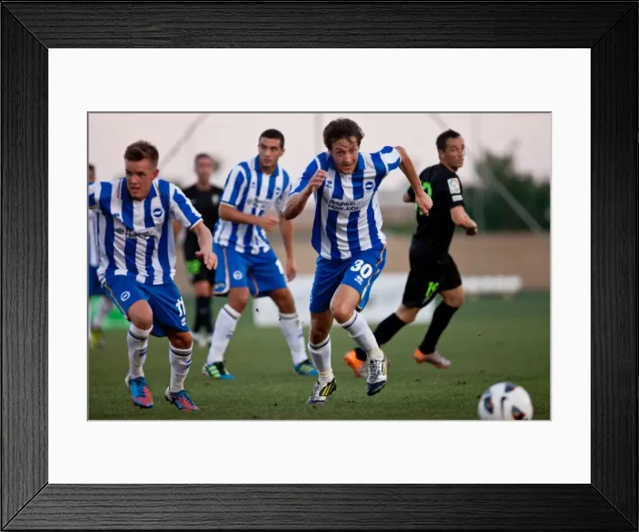 Framed Print : Brighton & Hove Albion FC: 2012-13 Pre-Season Training with Cordoba Framed Print : Brighton & Hove Albion FC: 2012-13 Pre-Season Training with Cordoba