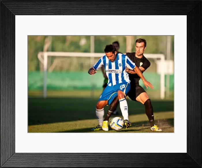 Framed Print : Brighton & Hove Albion FC: 2012-13 Pre-Season Training with Cordoba Framed Print : Brighton & Hove Albion FC: 2012-13 Pre-Season Training with Cordoba