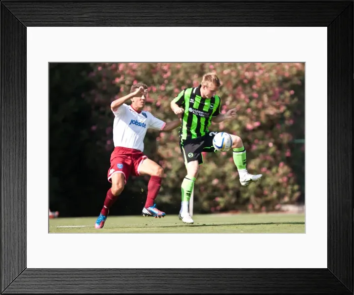 Framed Print : Brighton & Hove Albion vs Portsmouth: 2012-13 Pre-Season Clash Framed Print : Brighton & Hove Albion vs Portsmouth: 2012-13 Pre-Season Clash
