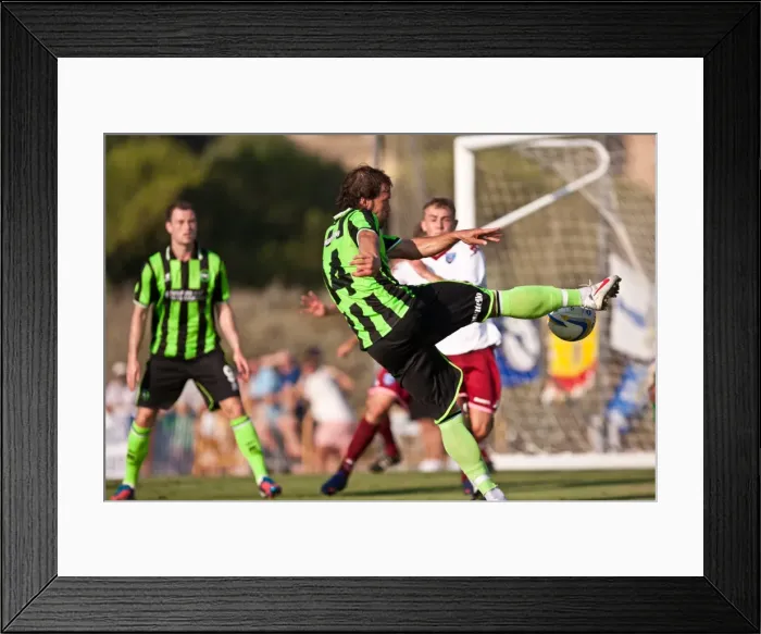 Framed Print : Brighton & Hove Albion vs Portsmouth: 2012-13 Pre-Season Clash
