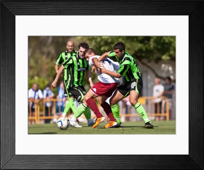 Framed Print : Brighton & Hove Albion vs Portsmouth: 2012-13 Pre-Season Clash