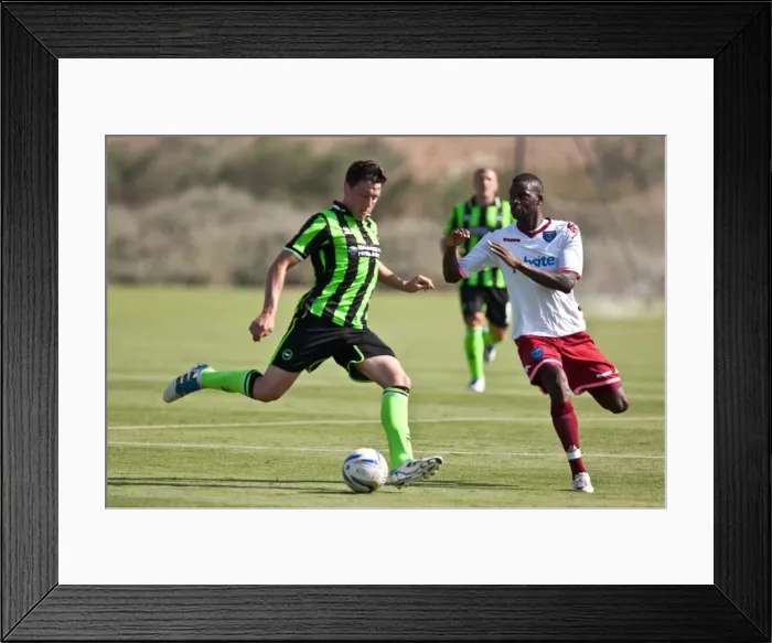 Framed Print : Clash at Portsmouth: Brighton & Hove Albion vs Portsmouth (2012-13 Pre-Season) Framed Print : Clash at Portsmouth: Brighton & Hove Albion vs Portsmouth (2012-13 Pre-Season)