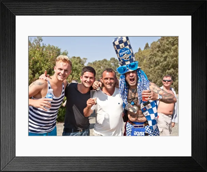 Framed Print : Brighton & Hove Albion vs Portsmouth: 2012-13 Pre-Season Clash