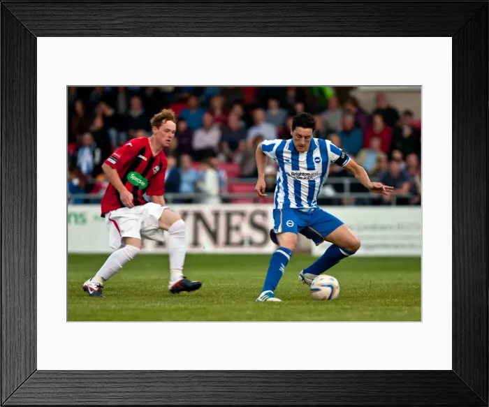 Framed Print : Brighton & Hove Albion vs Lewes: Pre-Season Clash 2012-13 Framed Print : Brighton & Hove Albion vs Lewes: Pre-Season Clash 2012-13
