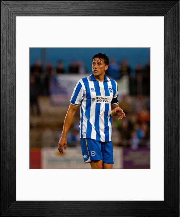 Framed Print : Former Brighton and Hove Albion Stars: A Spotlight on Tommy Elphick Framed Print : Former Brighton and Hove Albion Stars: A Spotlight on Tommy Elphick
