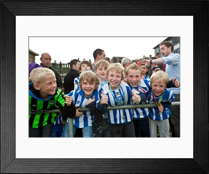 Framed Print : Brighton & Hove Albion vs Lewes: 2012-13 Pre-Season Clash
