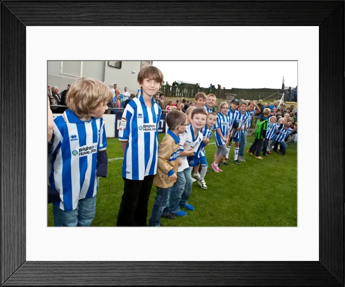Framed Print : Brighton & Hove Albion FC: Pre-Season Clash with Lewes (2012-13) Framed Print : Brighton & Hove Albion FC: Pre-Season Clash with Lewes (2012-13)