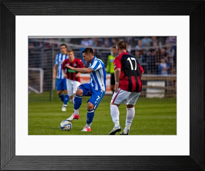 Framed Print : Brighton & Hove Albion vs Lewes: Pre-Season Clash 2012-13