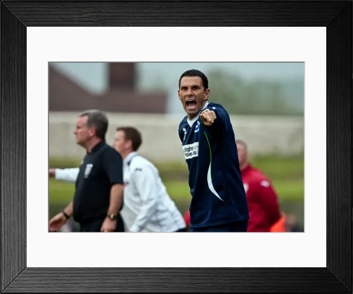 Framed Print : Brighton & Hove Albion: 2012-13 Pre-Season Clash Against Lewes Framed Print : Brighton & Hove Albion: 2012-13 Pre-Season Clash Against Lewes