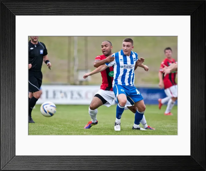 Framed Print : Brighton & Hove Albion vs Lewes: 2012-13 Pre-Season Clash Framed Print : Brighton & Hove Albion vs Lewes: 2012-13 Pre-Season Clash