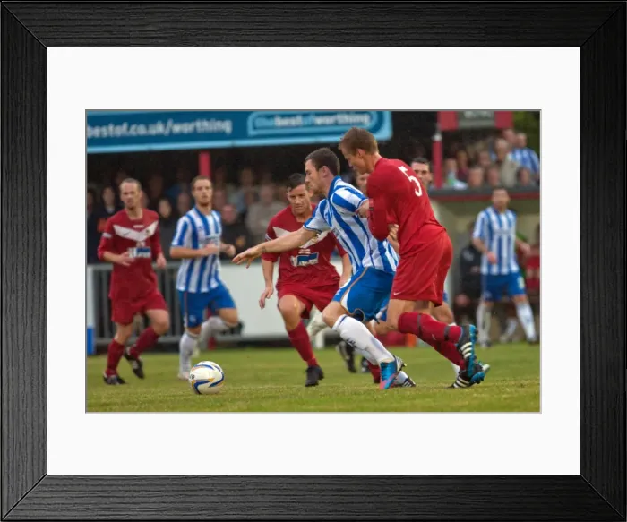 Framed Print : Brighton & Hove Albion: 2012-13 Pre-Season Training at Worthing