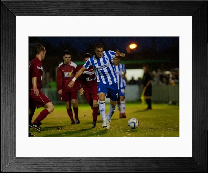 Framed Print : Brighton & Hove Albion: 2012-13 Pre-Season Training at Worthing Framed Print : Brighton & Hove Albion: 2012-13 Pre-Season Training at Worthing