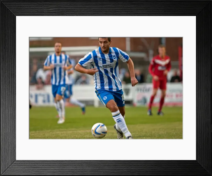 Framed Print : Brighton & Hove Albion: 2012-13 Pre-Season Training at Worthing Framed Print : Brighton & Hove Albion: 2012-13 Pre-Season Training at Worthing