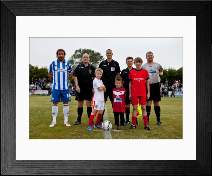 Framed Print : Brighton & Hove Albion: 2012-13 Pre-Season Training at Worthing Framed Print : Brighton & Hove Albion: 2012-13 Pre-Season Training at Worthing