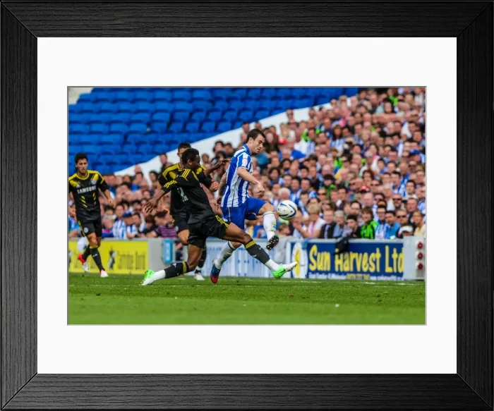 Framed Print : 2012-13 Pre-Season: Chelsea vs. Brighton & Hove Albion - A Clash with the Champions: Brighton's Battle against Chelsea Framed Print : 2012-13 Pre-Season: Chelsea vs. Brighton & Hove Albion - A Clash with the Champions: Brighton's Battle against Chelsea