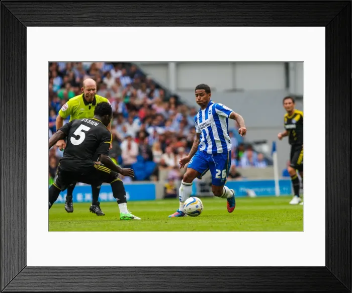 Framed Print : A Clash with the Champions: Chelsea vs. Brighton & Hove Albion (2012-13) Framed Print : A Clash with the Champions: Chelsea vs. Brighton & Hove Albion (2012-13)