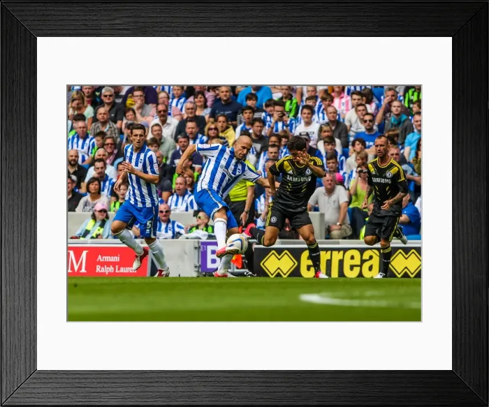 Framed Print : Clash of Champions: Chelsea vs. Brighton & Hove Albion (2012-13) Framed Print : Clash of Champions: Chelsea vs. Brighton & Hove Albion (2012-13)