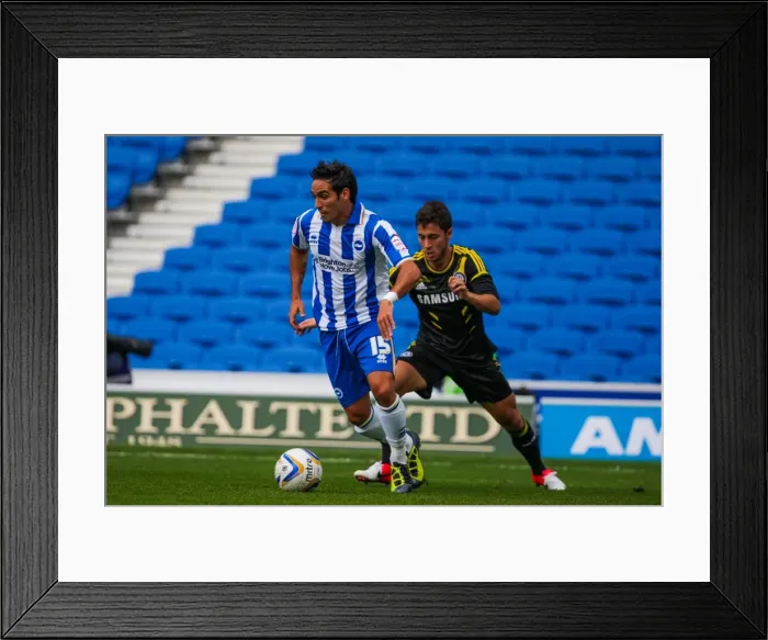 Framed Print : Brighton & Hove Albion vs. Chelsea: 2012-13 Pre-Season at the Amex Framed Print : Brighton & Hove Albion vs. Chelsea: 2012-13 Pre-Season at the Amex