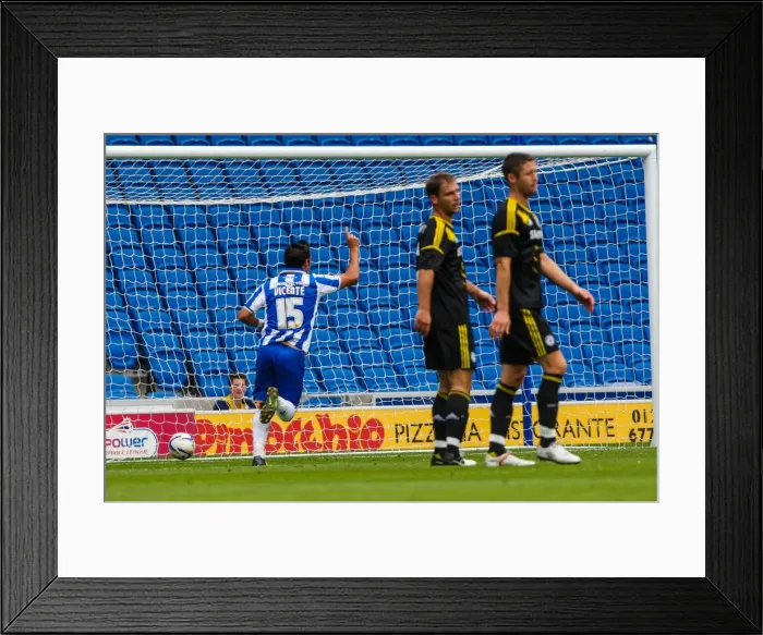 Framed Print : Brighton & Hove Albion vs. Chelsea: 2012-13 Pre-Season at the Amex