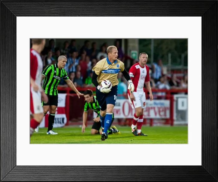 Framed Print : Brighton & Hove Albion vs Crawley Town: 2012-13 Pre-Season Clash