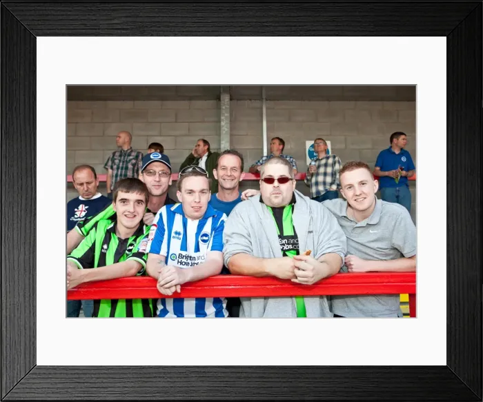 Framed Print : Brighton And Hove Albion Crowd Shots: Crowd Shots Away Days 2012-13: Gallery - Pre-season Away days 2012-13 Framed Print : Brighton And Hove Albion Crowd Shots: Crowd Shots Away Days 2012-13: Gallery - Pre-season Away days 2012-13