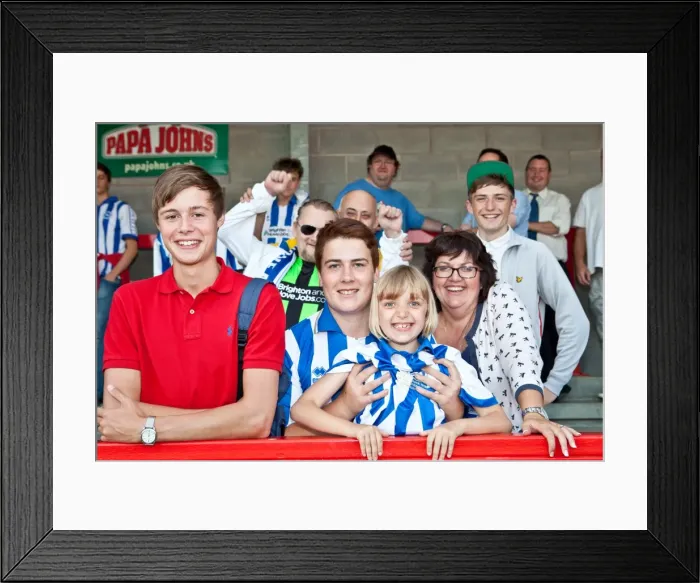 Framed Print : Brighton & Hove Albion FC: Pre-season Away Days 2012-13 - Fan Gallery Framed Print : Brighton & Hove Albion FC: Pre-season Away Days 2012-13 - Fan Gallery