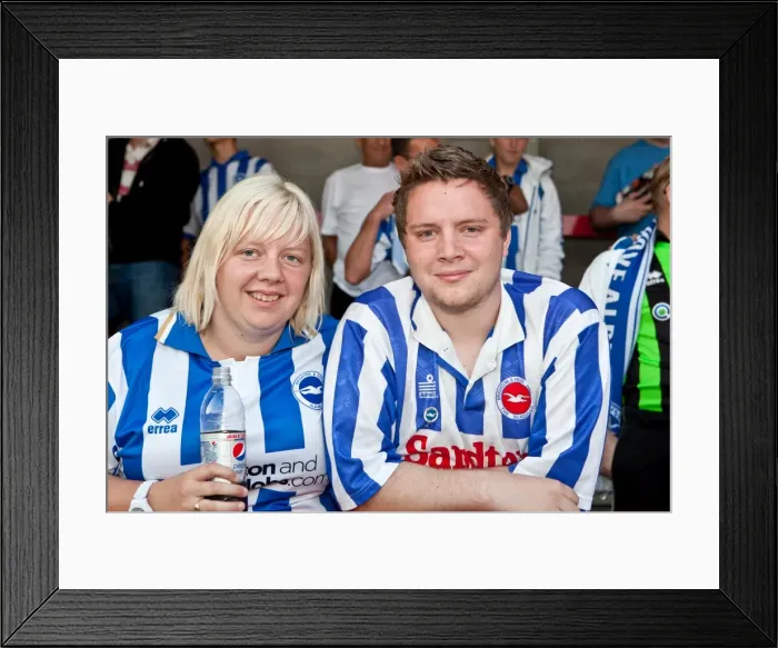 Framed Print : Brighton & Hove Albion FC: Pre-season Away Days 2012-13 - Crowd Shots Gallery Framed Print : Brighton & Hove Albion FC: Pre-season Away Days 2012-13 - Crowd Shots Gallery
