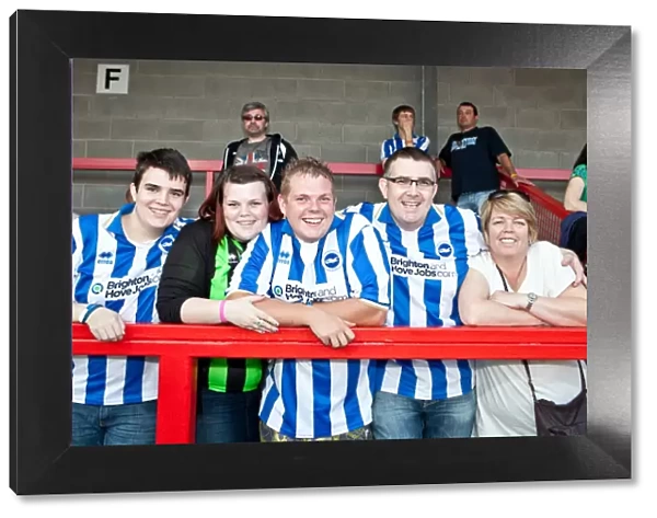 Brighton & Hove Albion FC: Pre-season Away Days 2012-13 - Fan Crowd Shots Gallery