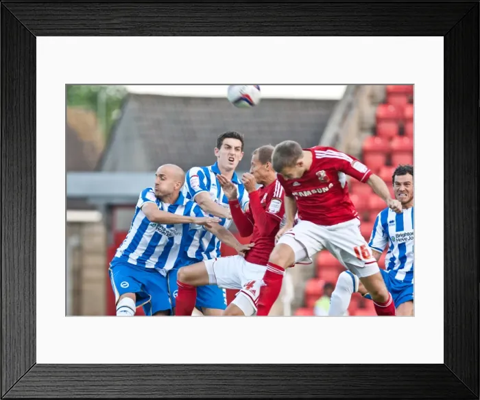 Framed Print : Brighton & Hove Albion's Historic Cup Upset Against Swindon Town (2012-13 Season, August 14th) Framed Print : Brighton & Hove Albion's Historic Cup Upset Against Swindon Town (2012-13 Season, August 14th)