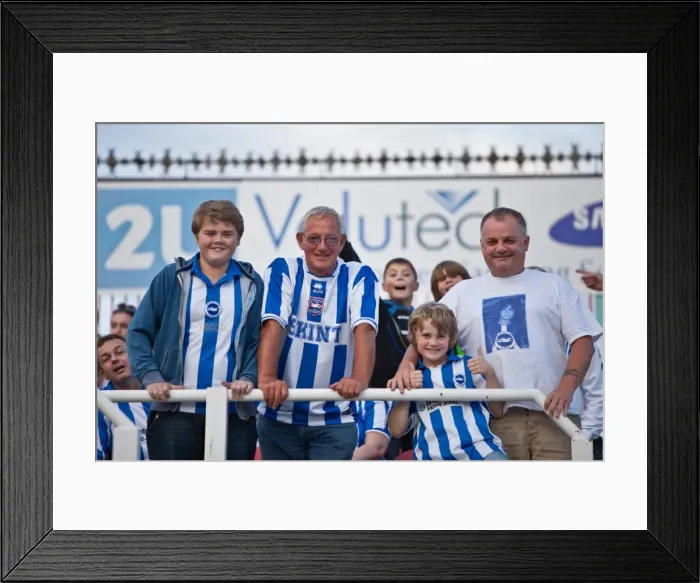Framed Print : Brighton And Hove Albion Crowd Shots: Crowd Shots Away Days 2012-13 Framed Print : Brighton And Hove Albion Crowd Shots: Crowd Shots Away Days 2012-13