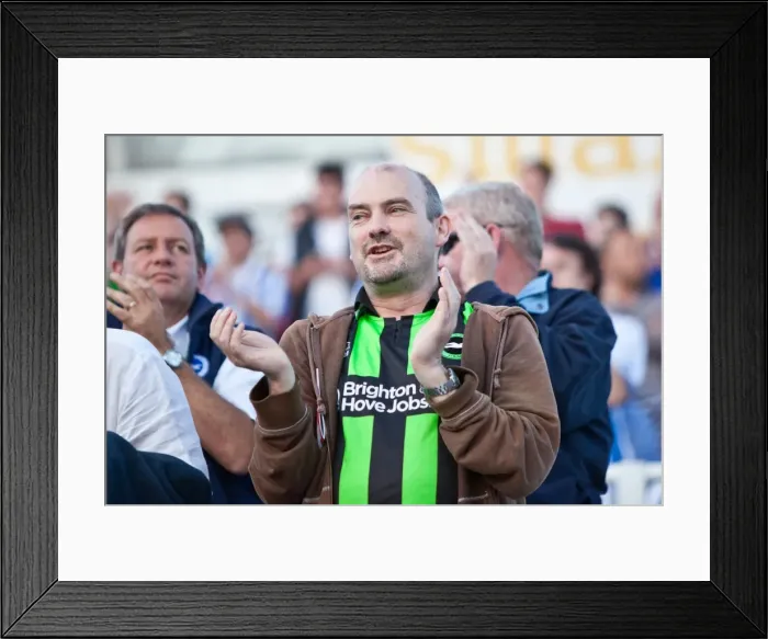 Framed Print : Brighton and Hove Albion FC: A Sea of Supporters - Away Days 2012-13 Framed Print : Brighton and Hove Albion FC: A Sea of Supporters - Away Days 2012-13