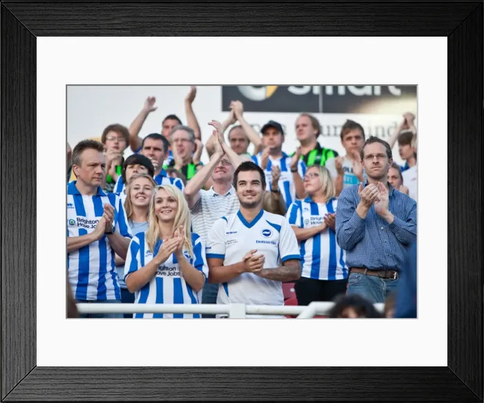 Framed Print : Sea of Supporters: Brighton and Hove Albion Away Games 2012-2013 Framed Print : Sea of Supporters: Brighton and Hove Albion Away Games 2012-2013