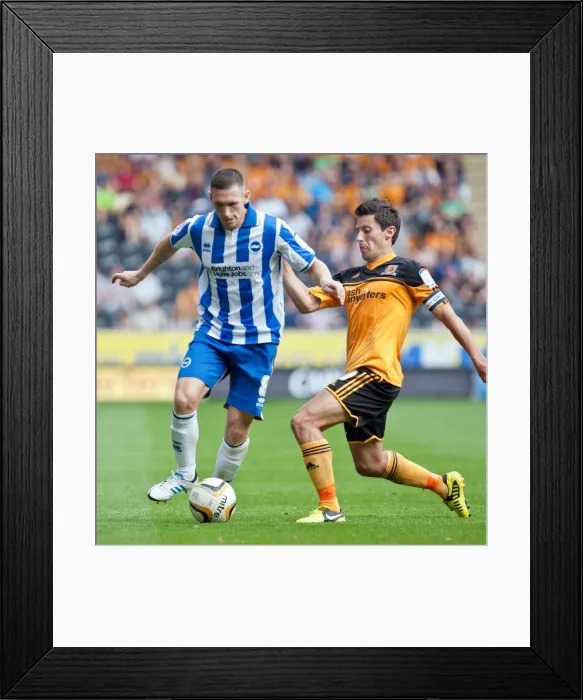 Framed Print : Brighton & Hove Albion vs. Hull City (Away): 18-08-2012 Framed Print : Brighton & Hove Albion vs. Hull City (Away): 18-08-2012