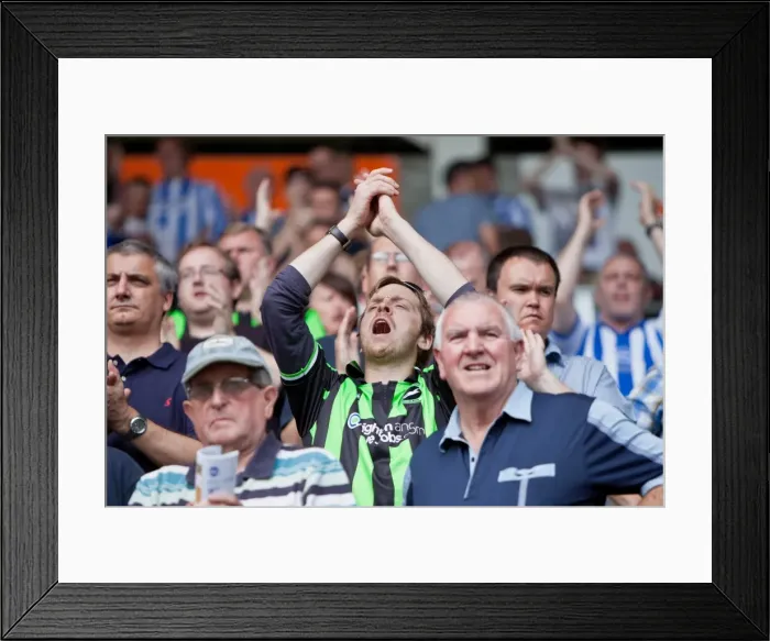 Framed Print : Brighton and Hove Albion FC: Unforgettable Away Days 2012-13 - Electric Crowd Moments Framed Print : Brighton and Hove Albion FC: Unforgettable Away Days 2012-13 - Electric Crowd Moments