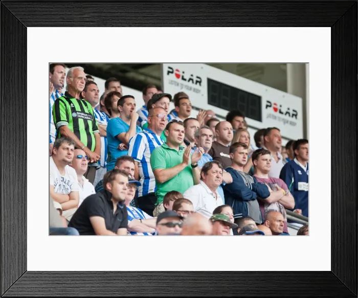 Framed Print : Brighton & Hove Albion vs. Hull City (Away) - 18-08-2012: 2012-13 Season